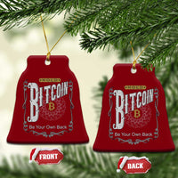 Funny Crypto Investing Ceramic Ornament Vintage Bitcoin HODL Be Your Own Bank Cryptocurrency - Wonder Print Shop