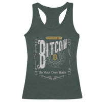Funny Crypto Investing Racerback Tank Top Vintage Bitcoin HODL Be Your Own Bank Cryptocurrency