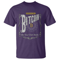 Funny Crypto Investing T Shirt Vintage Bitcoin HODL Be Your Own Bank Cryptocurrency