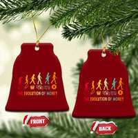 Funny Crypto Investing Ceramic Ornament The Evolution Of Money Bitcoin BTC Cryptocurrency - Wonder Print Shop