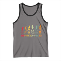 Funny Crypto Investing Tank Top The Evolution Of Money Bitcoin BTC Cryptocurrency