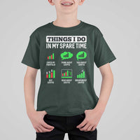 Funny Crypto Investing T Shirt For Kid Things I Do In My Spare Time Trading