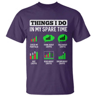 Funny Crypto Investing T Shirt Things I Do In My Spare Time Trading