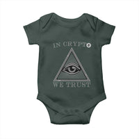 Funny Crypto Baby Onesie In Crypto We Trust Bitcoin Cryptocurrency