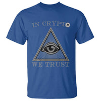 Funny Crypto T Shirt In Crypto We Trust Bitcoin Cryptocurrency