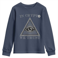 Funny Crypto Youth Sweatshirt In Crypto We Trust Bitcoin Cryptocurrency