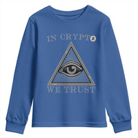Funny Crypto Youth Sweatshirt In Crypto We Trust Bitcoin Cryptocurrency