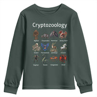 Cryptid Creatures Youth Sweatshirt Cryptozoology Fantasy Mythical Monsters