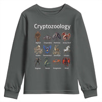 Cryptid Creatures Youth Sweatshirt Cryptozoology Fantasy Mythical Monsters