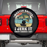 Funny Fishing Master-Baiter Spare Tire Cover Kayak Fishing Dad Grandpa Bass Fish Adult Humor
