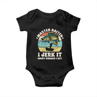 Funny Fishing Master-Baiter Baby Onesie Kayak Fishing Dad Grandpa Bass Fish Adult Humor