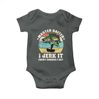 Funny Fishing Master-Baiter Baby Onesie Kayak Fishing Dad Grandpa Bass Fish Adult Humor