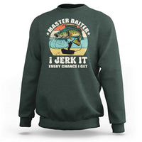 Funny Fishing Master-Baiter Sweatshirt Kayak Fishing Dad Grandpa Bass Fish
