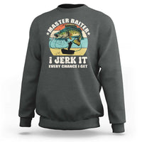 Funny Fishing Master-Baiter Sweatshirt Kayak Fishing Dad Grandpa Bass Fish
