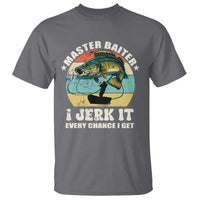 Funny Fishing Master-Baiter T Shirt Kayak Fishing Dad Grandpa Bass Fish