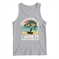 Funny Fishing Master-Baiter Tank Top Kayak Fishing Dad Grandpa Bass Fish Adult Humor