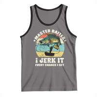 Funny Fishing Master-Baiter Tank Top Kayak Fishing Dad Grandpa Bass Fish Adult Humor