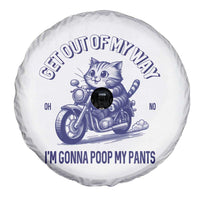 Funny Cat Meme Spare Tire Cover Get Out of My Way Gonna Poop My Pants Adult Humor Meme