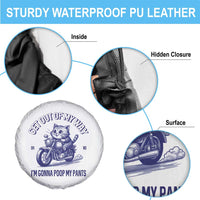 Funny Cat Meme Spare Tire Cover Get Out of My Way Gonna Poop My Pants Adult Humor Meme