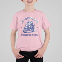 Funny Cat Meme T Shirt For Kid Get Out of My Way Gonna Poop My Pants Funny Adult Humor Meme