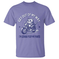 Funny Cat Meme T Shirt Get Out of My Way Gonna Poop My Pants Funny Adult Humor Meme