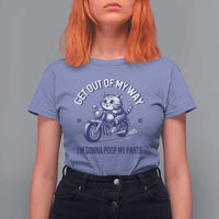 Funny Cat Meme T Shirt For Women Get Out of My Way Gonna Poop My Pants Funny Adult Humor Meme