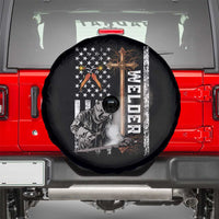 American Welder Spare Tire Cover Welding USA Flag Christian Cross