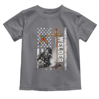 American Welder Toddler T Shirt Welding USA Flag Christian Cross