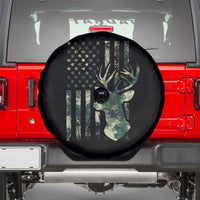 Deer Hunting Camouflage Spare Tire Cover Camo US Flag