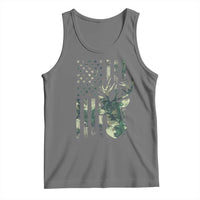 Deer Hunting Camouflage Tank Top Camo US Flag