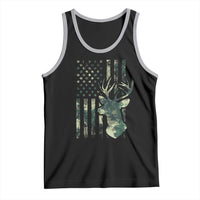 Deer Hunting Camouflage Tank Top Camo US Flag