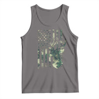 Deer Hunting Camouflage Tank Top Camo US Flag