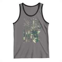 Deer Hunting Camouflage Tank Top Camo US Flag