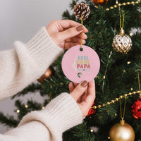 Fishing Dad Ceramic Ornament Reel Cool Papa Retro Vintage - Wonder Print Shop