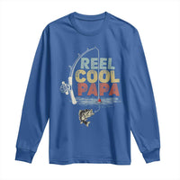 Fishing Dad Long Sleeve Shirt Reel Cool Papa Retro Vintage