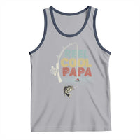 Fishing Dad Tank Top Reel Cool Papa Retro Vintage