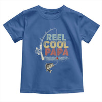 Fishing Dad Toddler T Shirt Reel Cool Papa Retro Vintage