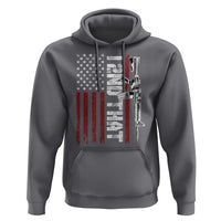 Gun Rights Patriotic Hoodie I 2nd That Second Amendment Pro Gun American Flag