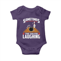 Funny Bowling Baby Onesie Hear The Ten Pin Laughing Bowler