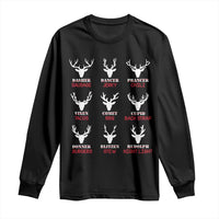 Funny Deer Hunting Long Sleeve Shirt Hunter of All Santa's Reindeer