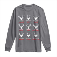Funny Deer Hunting Long Sleeve Shirt Hunter of All Santa's Reindeer