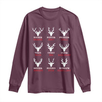 Funny Deer Hunting Long Sleeve Shirt Hunter of All Santa's Reindeer