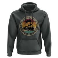 Funny I Have A One Track Mind Hoodie Train Railroad Retro Engine Model
