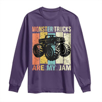 Monster Trucks Are My Jam Long Sleeve Shirt Vintage Retro