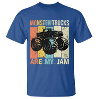 Monster Trucks Are My Jam T Shirt Vintage Retro