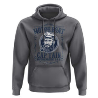 Motor Boat Captain Hoodie Funny Pontoon Boating Motor Boatin Lake Life