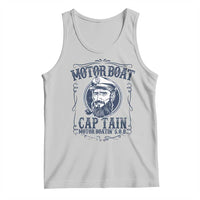 Motor Boat Captain Tank Top Funny Pontoon Boating Motor Boatin Lake Life