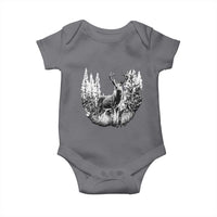Deer Hunting Baby Onesie Deer Forest Nature Lover Stag Hunter