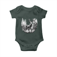 Deer Hunting Baby Onesie Deer Forest Nature Lover Stag Hunter