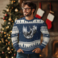 Deer Hunting Ugly Christmas Sweater Deer Forest Nature Lover Stag Hunter - Wonder Print Shop
